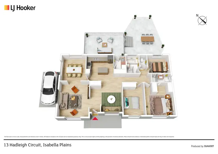 Floorplan of Homely house listing, 13 Hadleigh Circuit, Isabella Plains ACT 2905