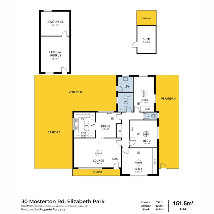 Floorplan of Homely house listing, 30 Mosterton Road, Elizabeth Park SA 5113
