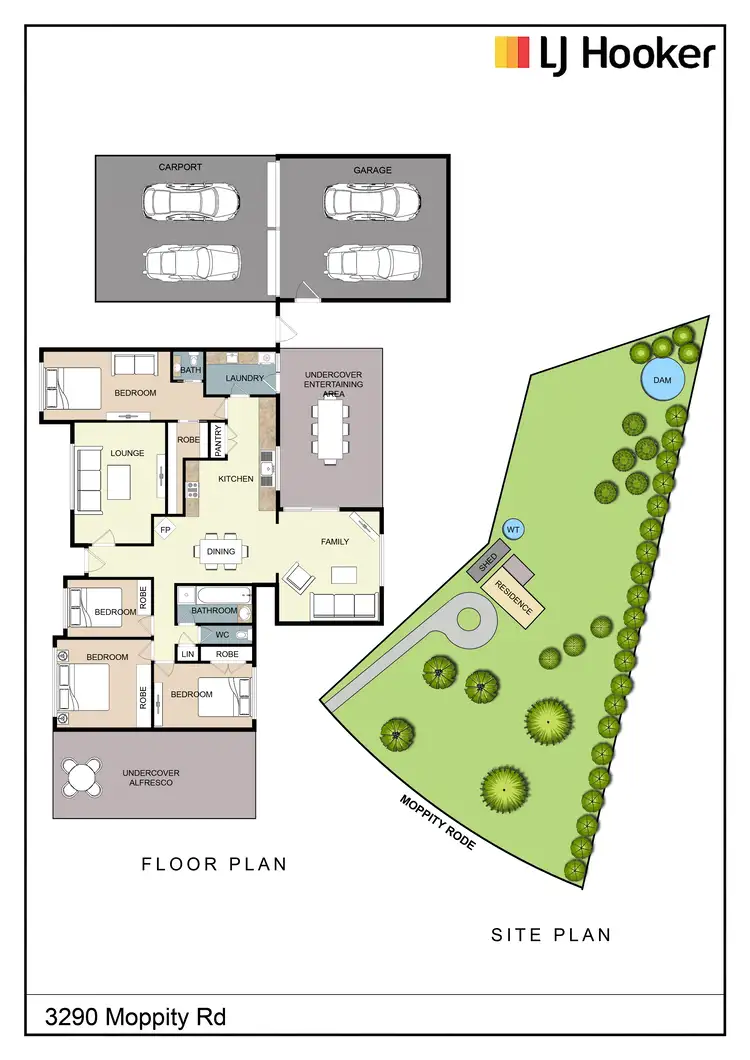Floorplan of Homely house listing, 3290 Moppity Road, Young NSW 2594