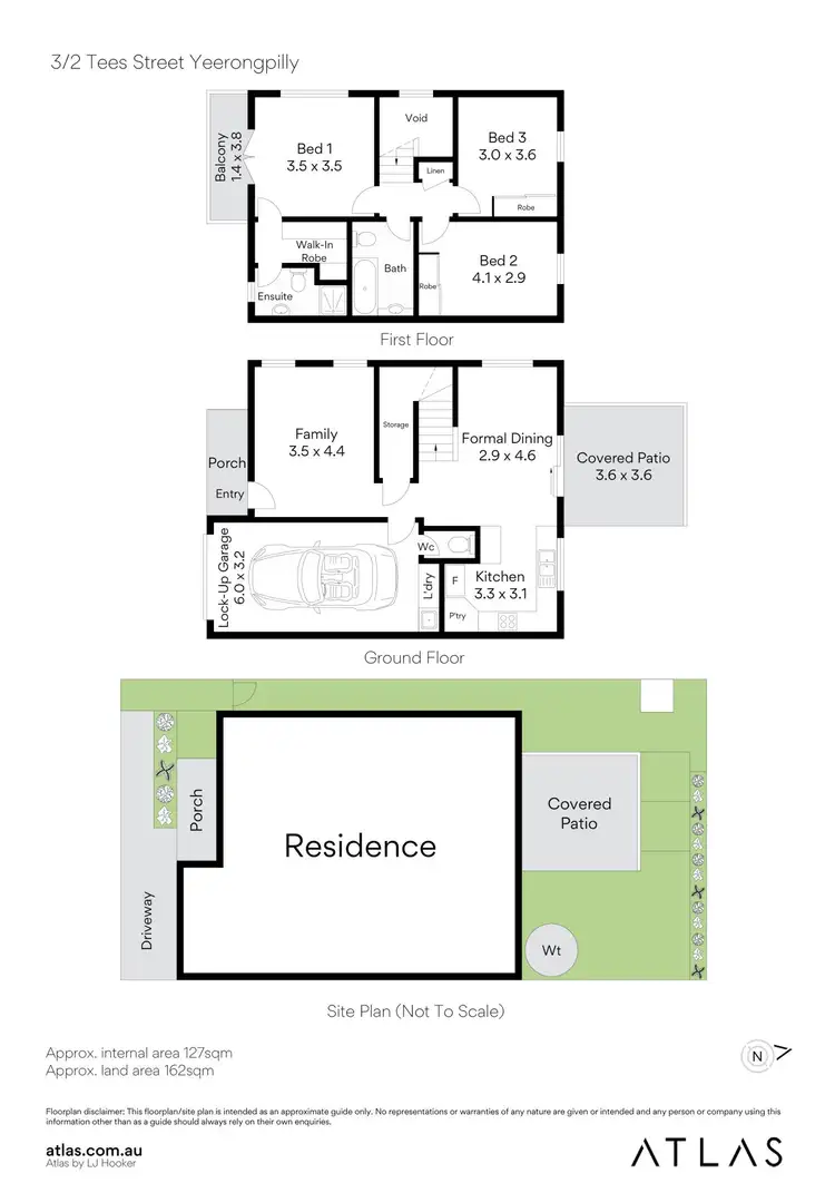 Floorplan of Homely townhouse listing, 3/2 Tees Street, Yeerongpilly QLD 4105