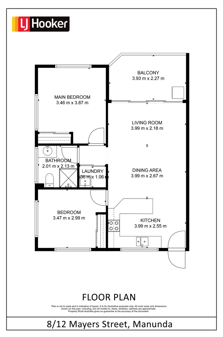 Floorplan of Homely unit listing, 8/12 Mayers Street, Manunda QLD 4870