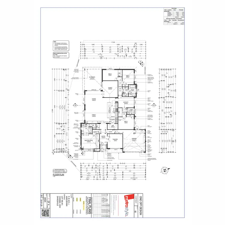 Floorplan of Homely house listing, 1 Channel View, Dawesville WA 6211