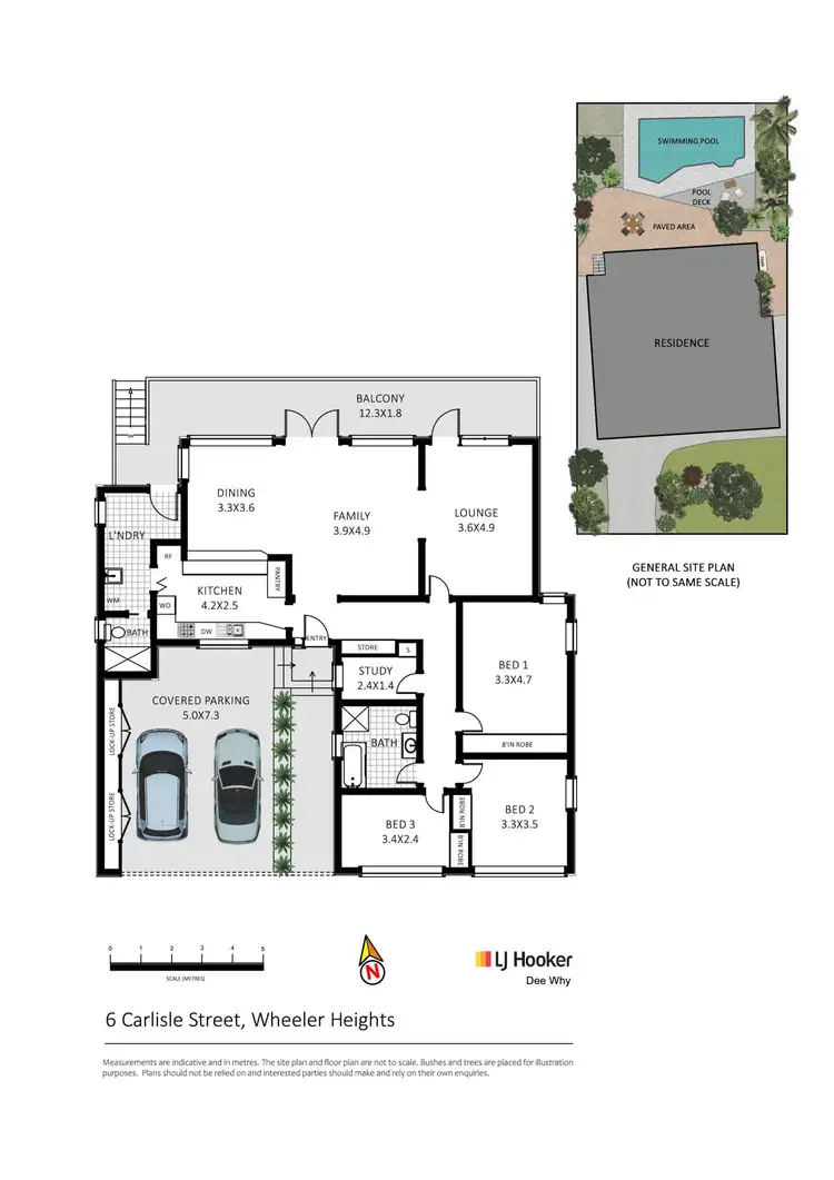 Floorplan of Homely house listing, 6 Carlisle Street, Wheeler Heights NSW 2097