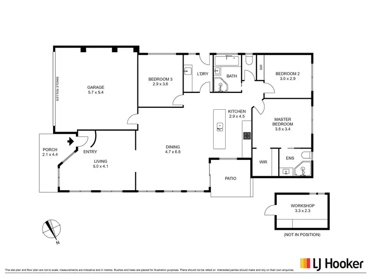 Floorplan of Homely house listing, 59 Bluestone Gardens, Jerrabomberra NSW 2619