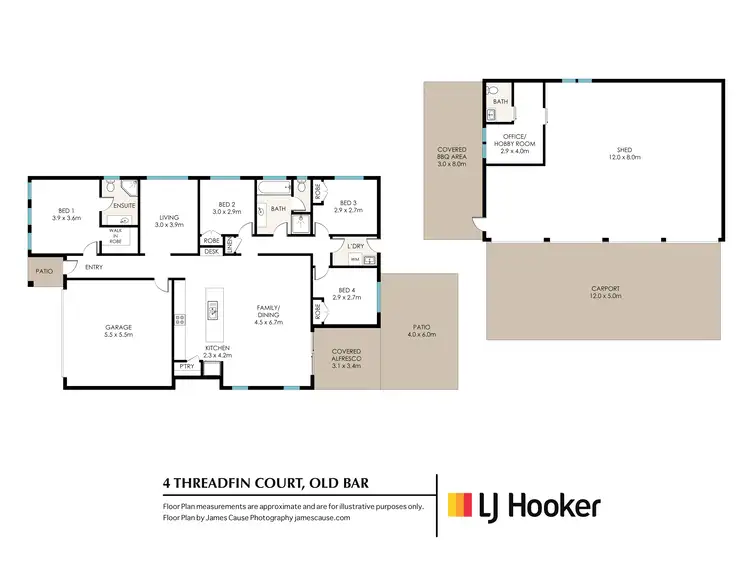 Floorplan of Homely house listing, 4 Threadfin Court, Old Bar NSW 2430