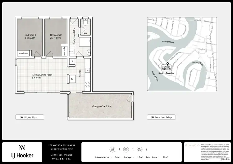 Floorplan of Homely unit listing, 2/3 Watson Esplanade, Surfers Paradise QLD 4217