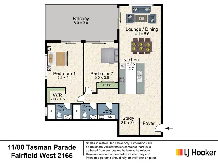 Floorplan of Homely unit listing, 11/80 Tasman Parade, Fairfield West NSW 2165