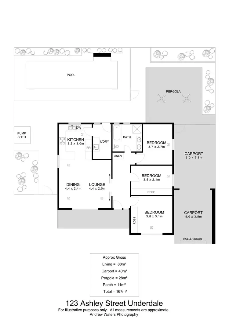Floorplan of Homely house listing, 123 Ashley Street, Underdale SA 5032