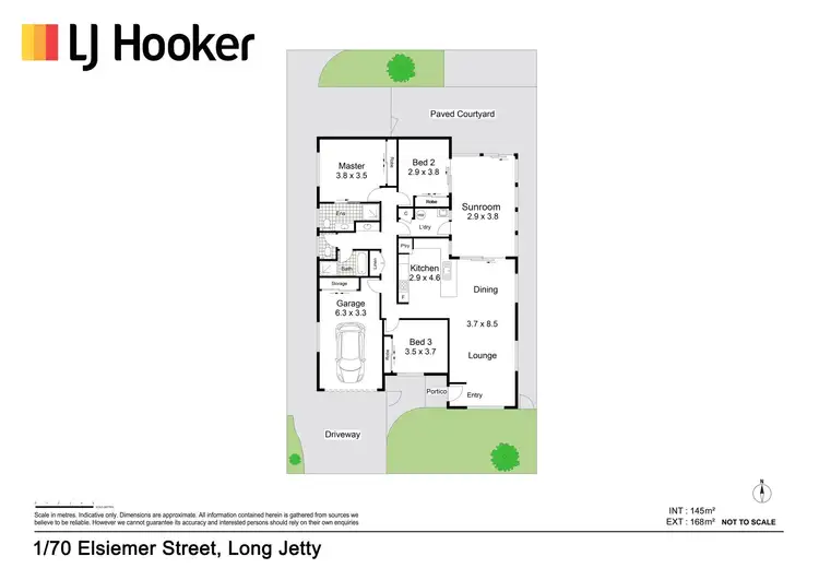 Floorplan of Homely townhouse listing, 1/70 Elsiemer Street, Long Jetty NSW 2261