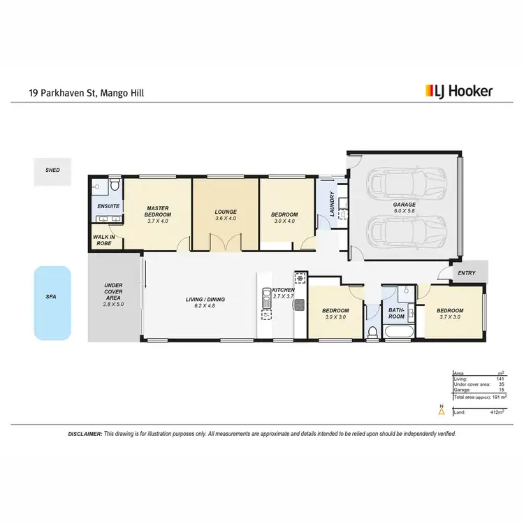 Floorplan of Homely house listing, 19 Parkhaven Street, Mango Hill QLD 4509