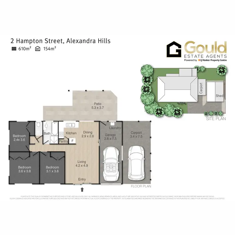 Floorplan of Homely house listing, 2 Hampton Street, Alexandra Hills QLD 4161