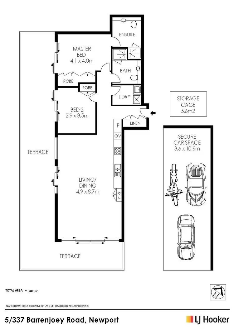 Floorplan of Homely apartment listing, 5/337 Barrenjoey Road, Newport NSW 2106