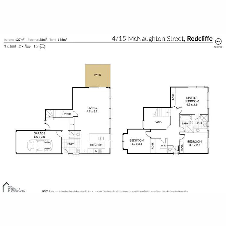 Floorplan of Homely unit listing, 4/15 McNaughton Street, Redcliffe QLD 4020