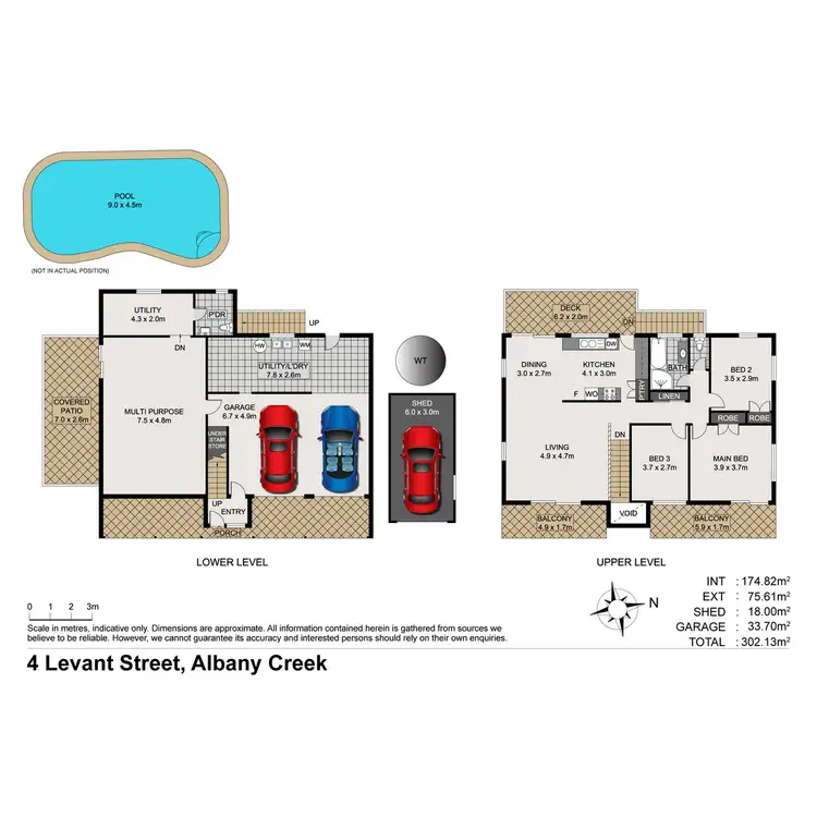 Floorplan of Homely house listing, 4 Levant Street, Albany Creek QLD 4035