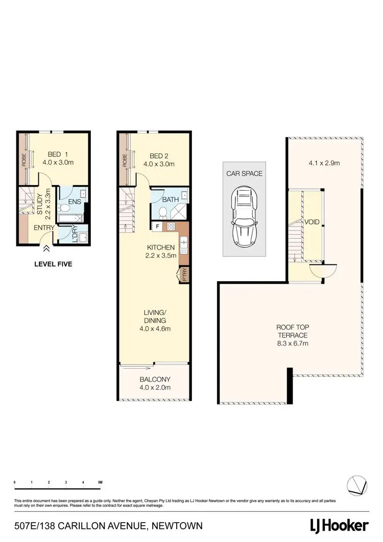Floorplan of Homely apartment listing, 507E/138 Carillion Avenue, Newtown NSW 2042