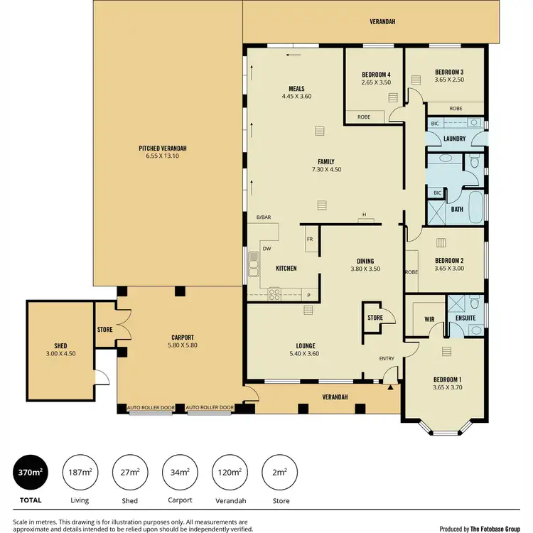 Floorplan of Homely house listing, 6 Birrens Place, Greenwith SA 5125