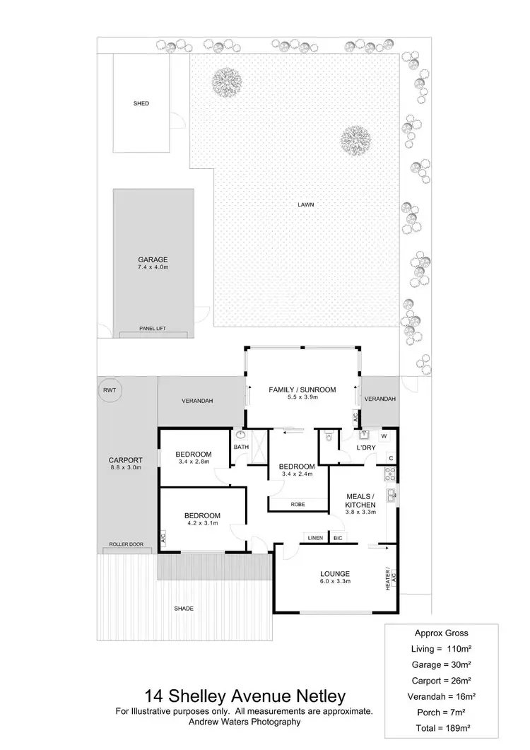 Floorplan of Homely house listing, 14 Shelley Avenue, Netley SA 5037