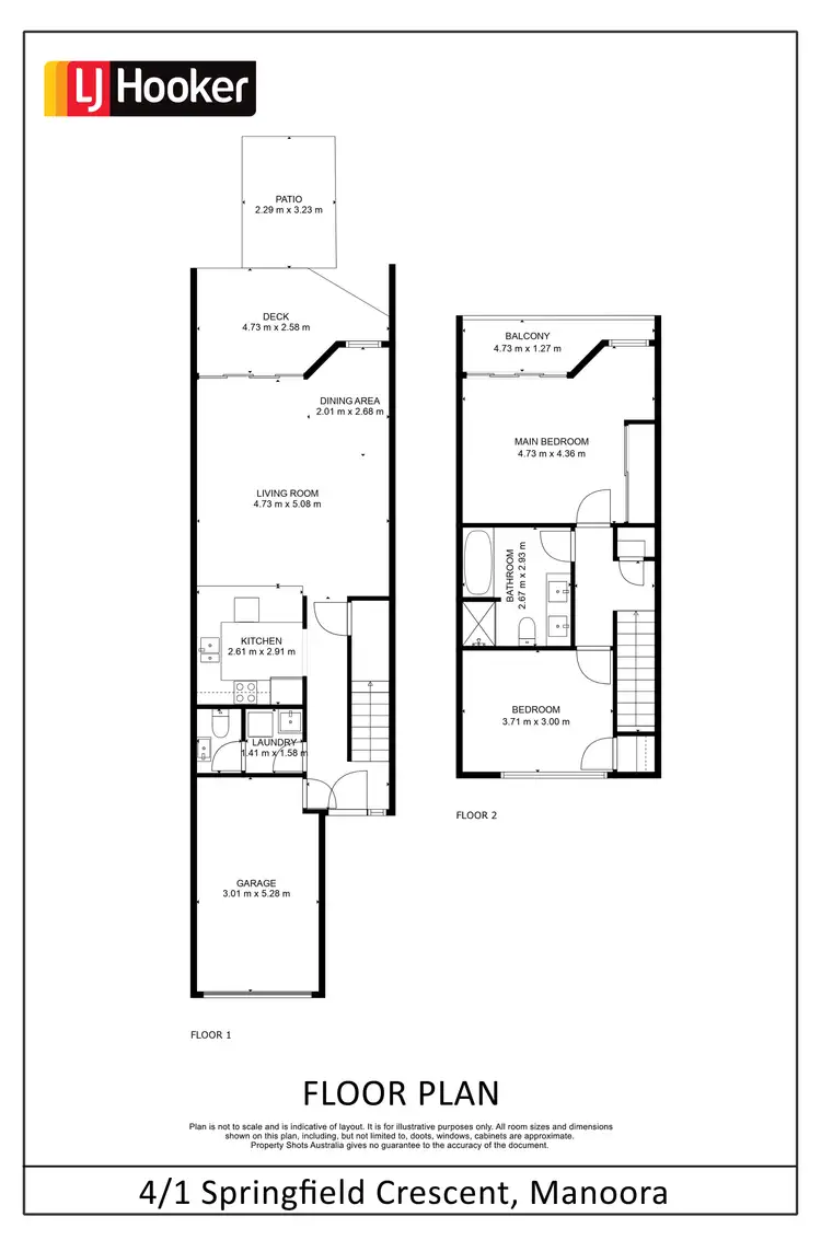 Floorplan of Homely unit listing, 4/1 Springfield Crescent, Manoora QLD 4870