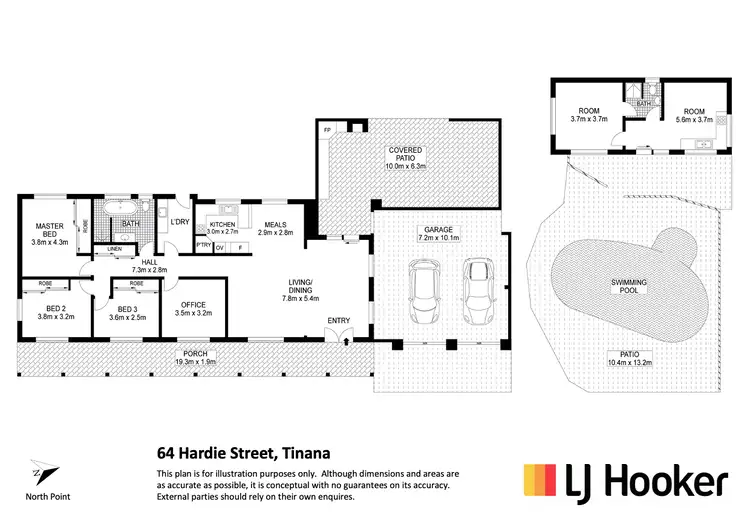 Floorplan of Homely house listing, 64 Hardie Street, Tinana QLD 4650