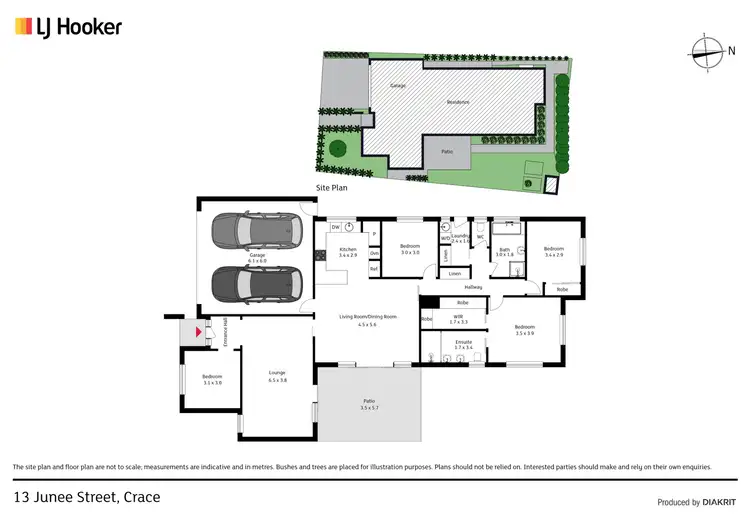 Floorplan of Homely house listing, 13 Junee Street, Crace ACT 2911