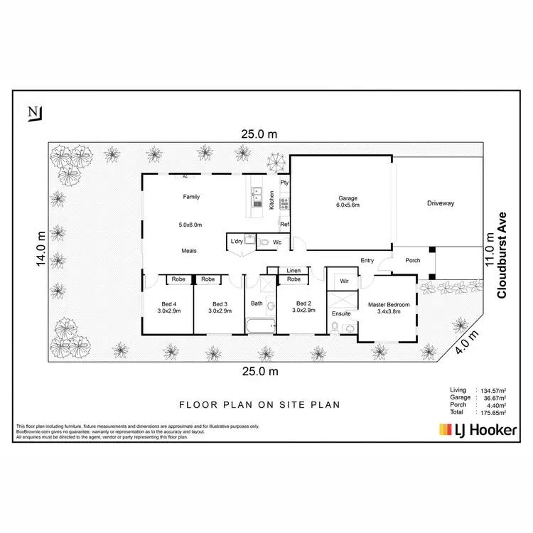 Floorplan of Homely house listing, 42 Cloudburst Avenue, Wyndham Vale VIC 3024