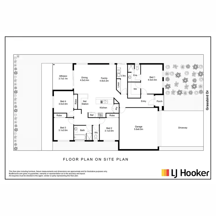 Floorplan of Homely house listing, 54 Grassbird Drive, Point Cook VIC 3030