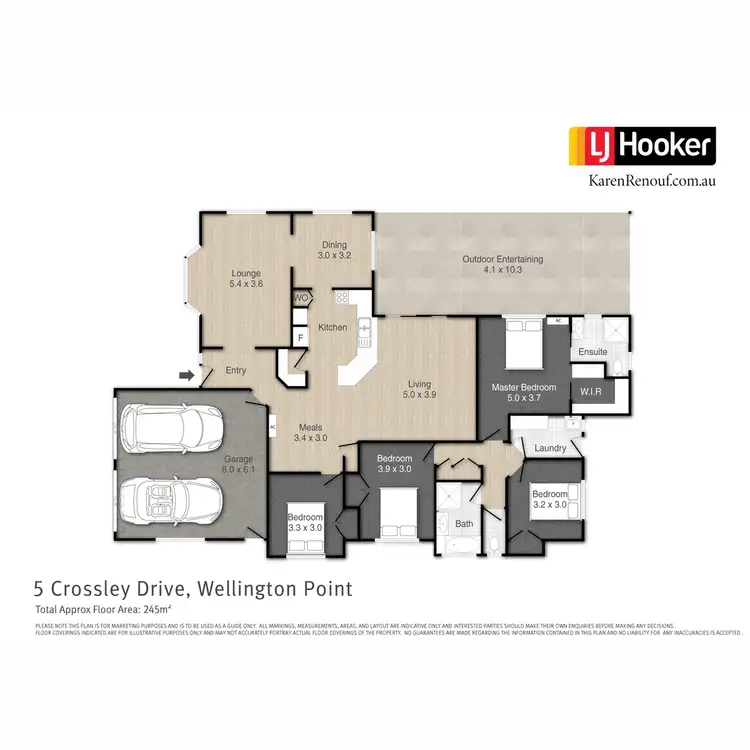 Floorplan of Homely house listing, 5 Crossley Drive, Wellington Point QLD 4160