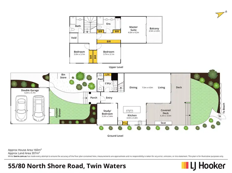 Floorplan of Homely house listing, 55/80 North Shore Road, Twin Waters QLD 4564