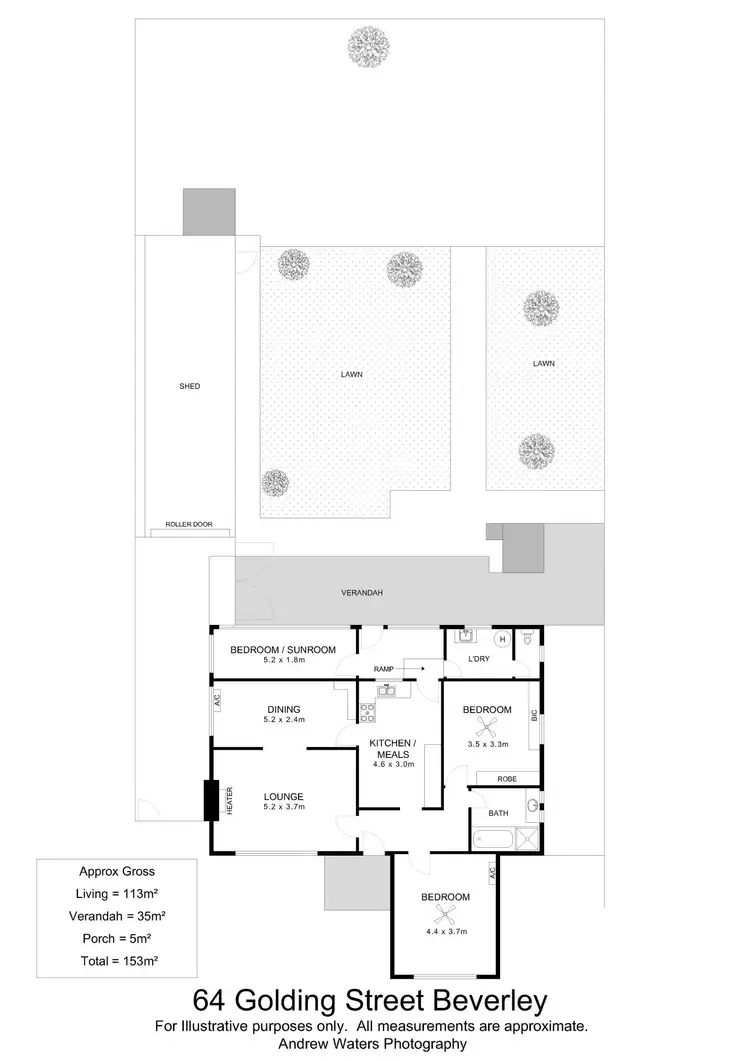 Floorplan of Homely house listing, 64 Golding Street, Beverley SA 5009
