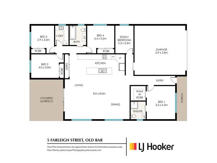 Floorplan of Homely house listing, 5 Farleigh Street, Old Bar NSW 2430