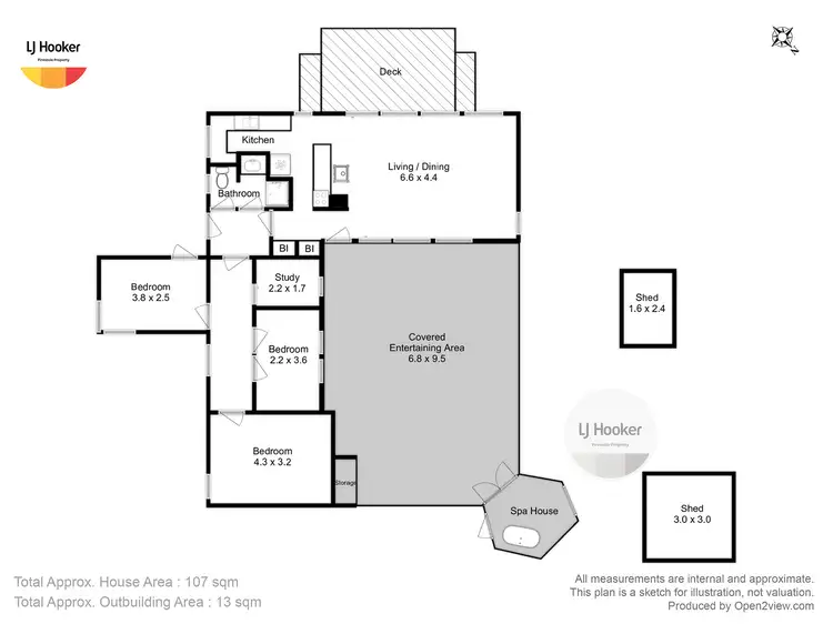 Floorplan of Homely house listing, 34 Sunset Drive, Garden Island Creek TAS 7112