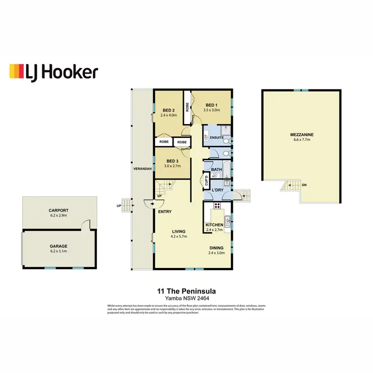 Floorplan of Homely house listing, 11 The Peninsula, Yamba NSW 2464