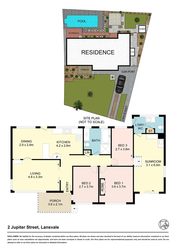 Floorplan of Homely house listing, 2 Jupiter St, Lansvale NSW 2166