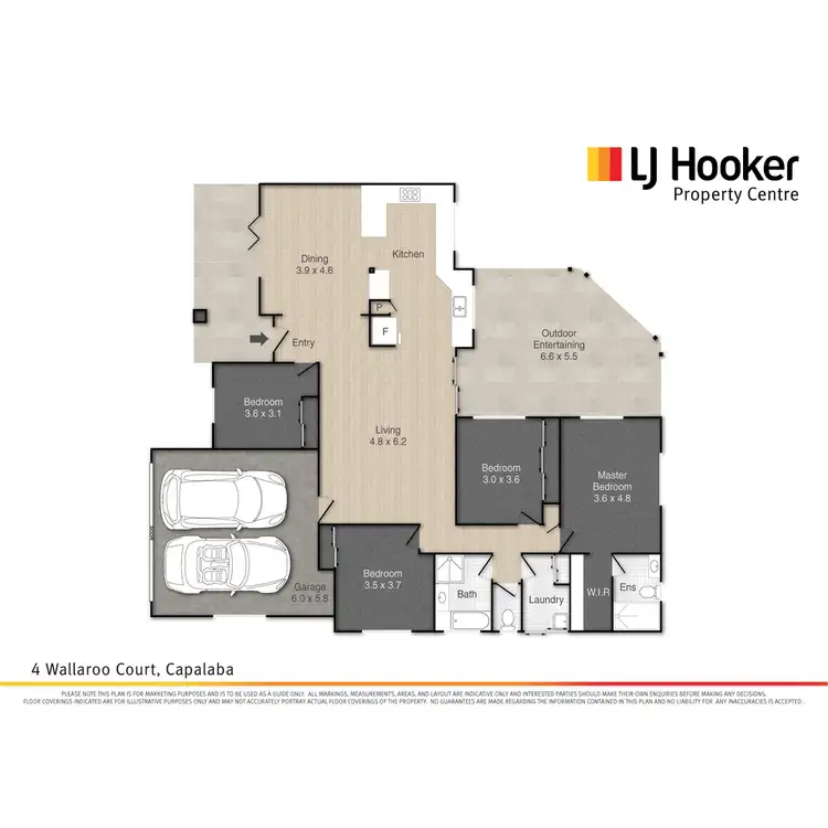 Floorplan of Homely house listing, 4 Wallaroo Court, Capalaba QLD 4157