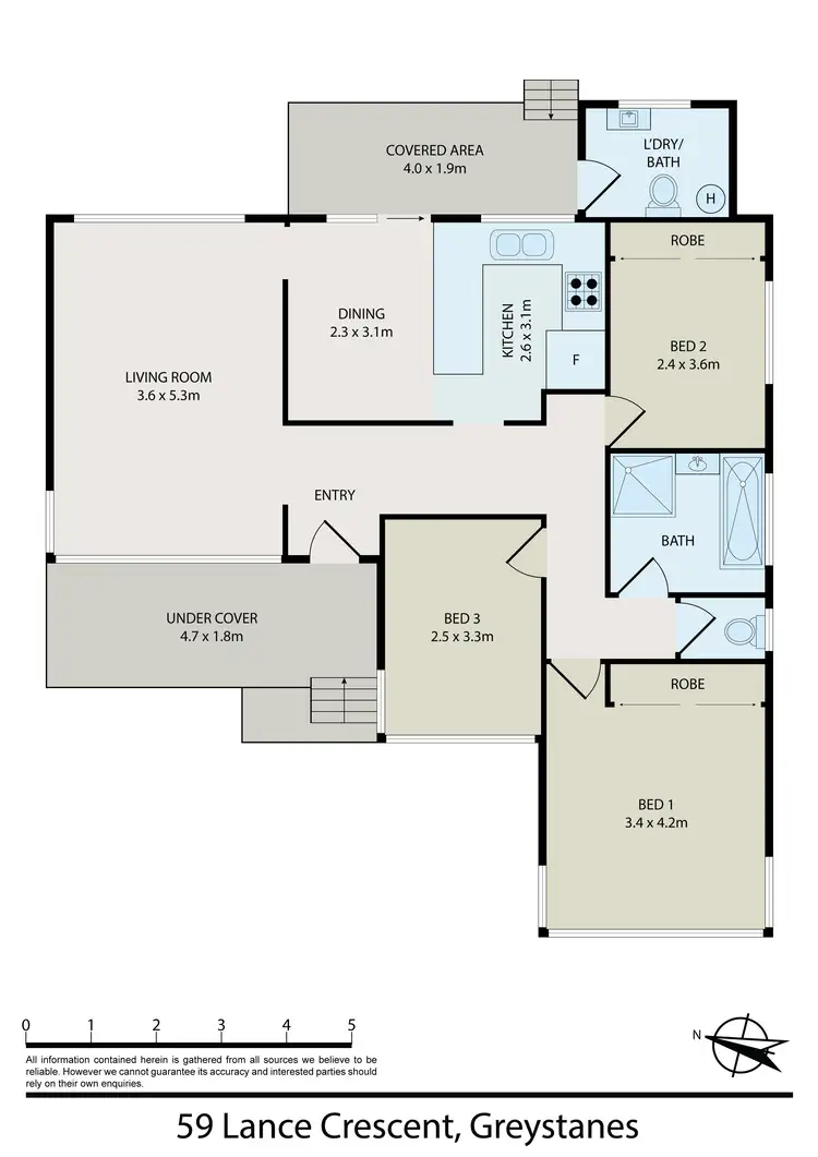 Floorplan of Homely house listing, 59 Lance Crescent, Greystanes NSW 2145