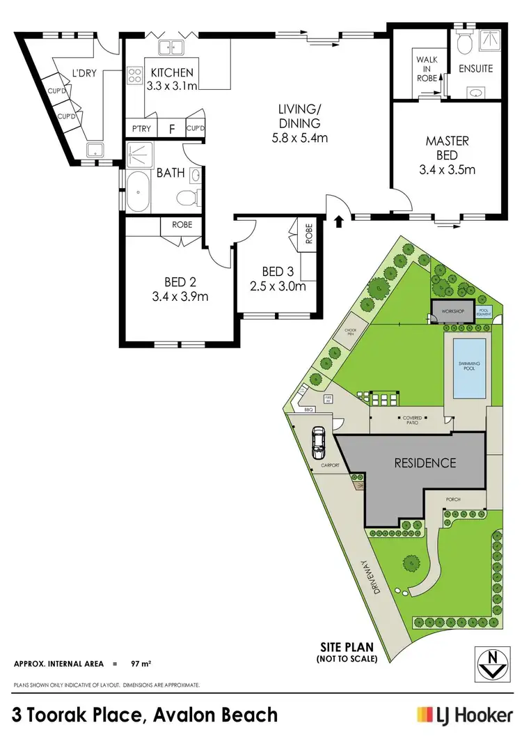Floorplan of Homely house listing, 3 Toorak Place, Avalon Beach NSW 2107