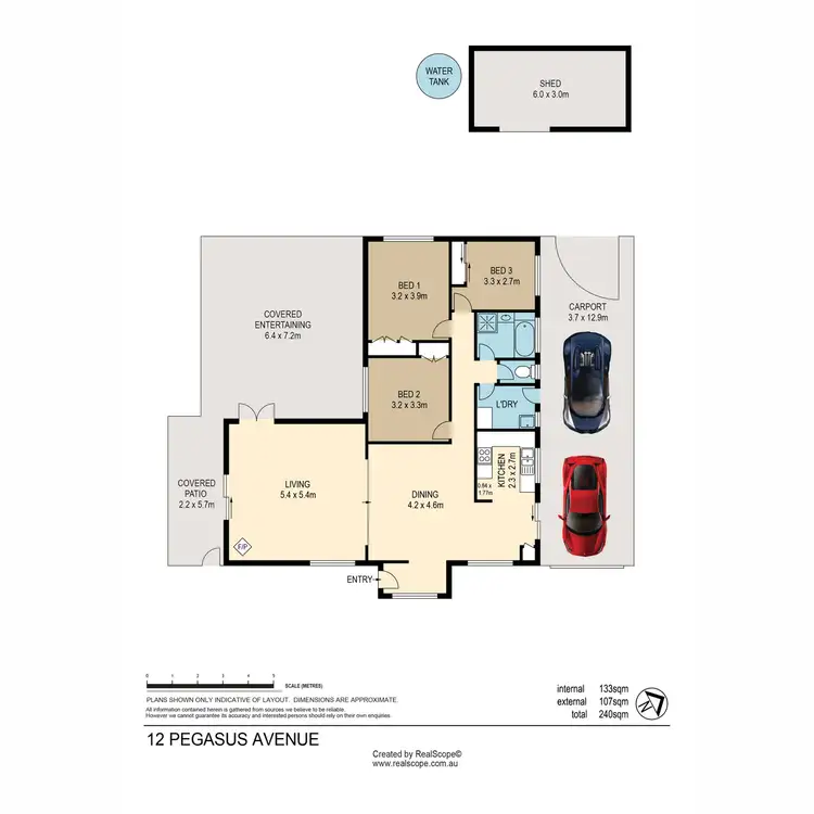 Floorplan of Homely house listing, 12 Pegasus Avenue, Eatons Hill QLD 4037