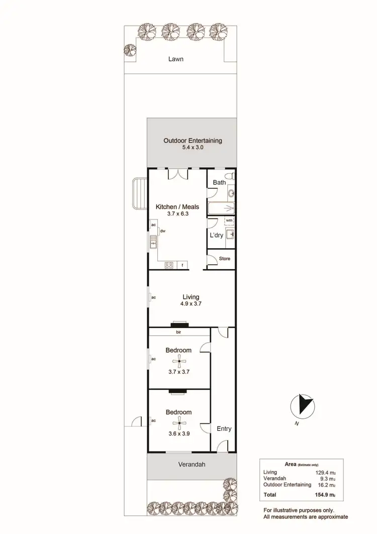 Floorplan of Homely house listing, 23 Smith Street, Thebarton SA 5031
