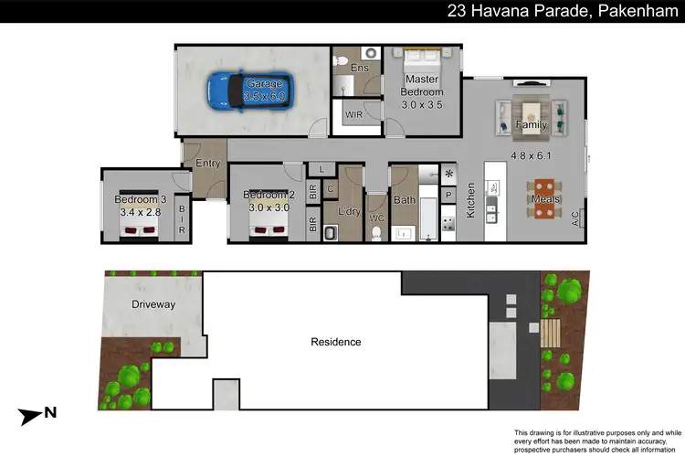 Floorplan of Homely house listing, 23 Havana Parade, Pakenham VIC 3810