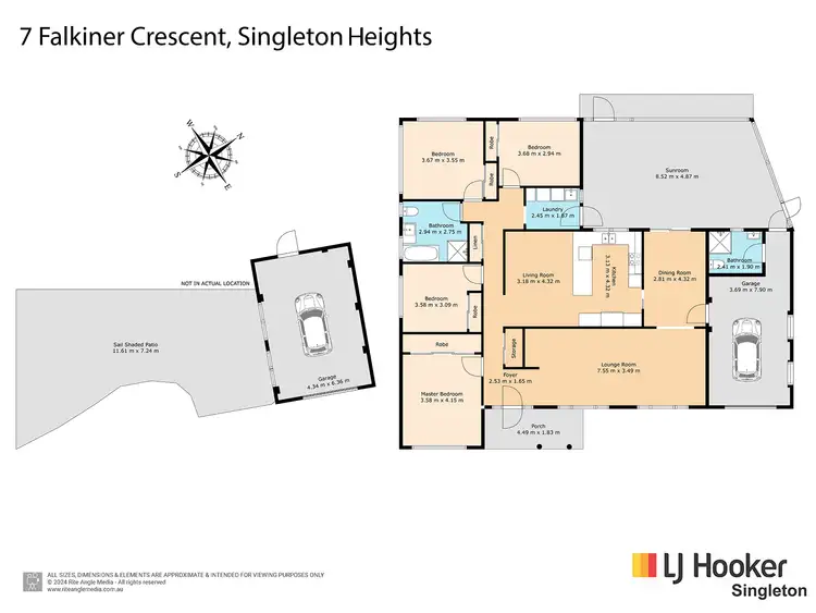 Floorplan of Homely house listing, 7 Falkiner Crescent, Singleton NSW 2330