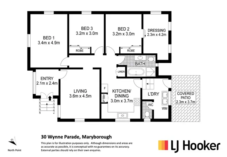 Floorplan of Homely house listing, 30 Wynne Parade, Maryborough QLD 4650