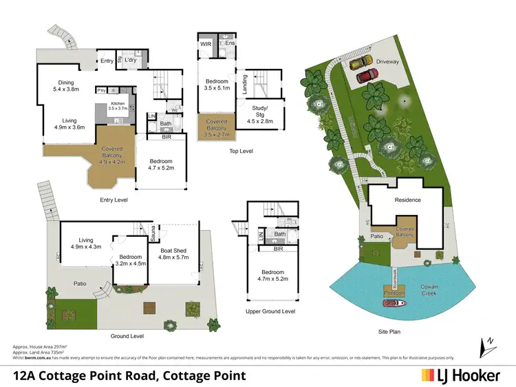 Floorplan of Homely house listing, 12A Cottage Point Road, Cottage Point NSW 2084