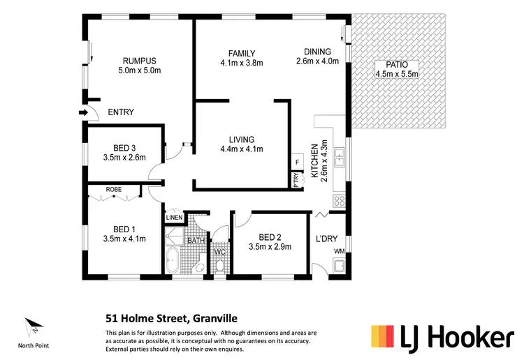 Floorplan of Homely house listing, 51 Holme Street, Granville QLD 4650