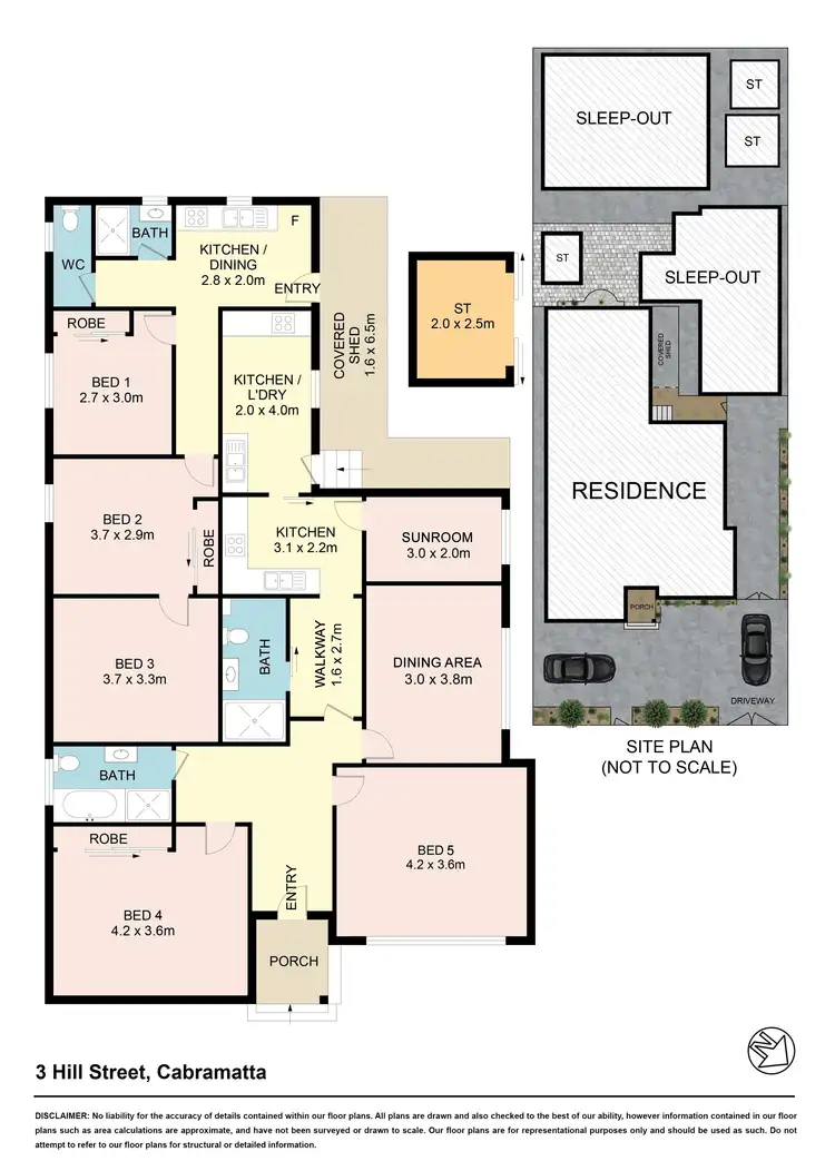 Floorplan of Homely house listing, 3 Hill St, Cabramatta NSW 2166