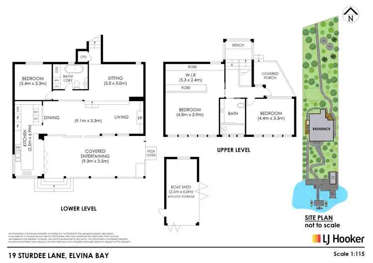 Floorplan of Homely house listing, 19 Sturdee Lane, Elvina Bay NSW 2105
