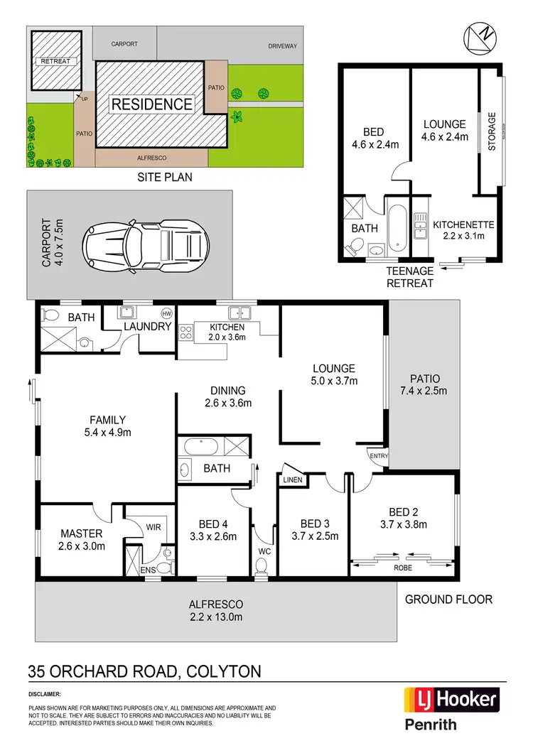 Floorplan of Homely house listing, 35 Orchard Road, Colyton NSW 2760