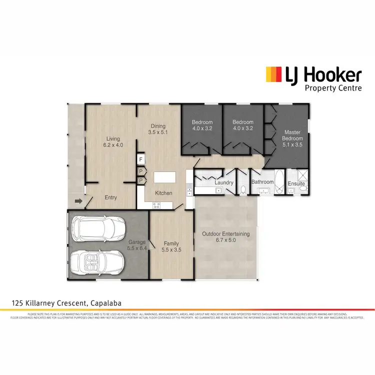 Floorplan of Homely house listing, 125 Killarney Crescent, Capalaba QLD 4157
