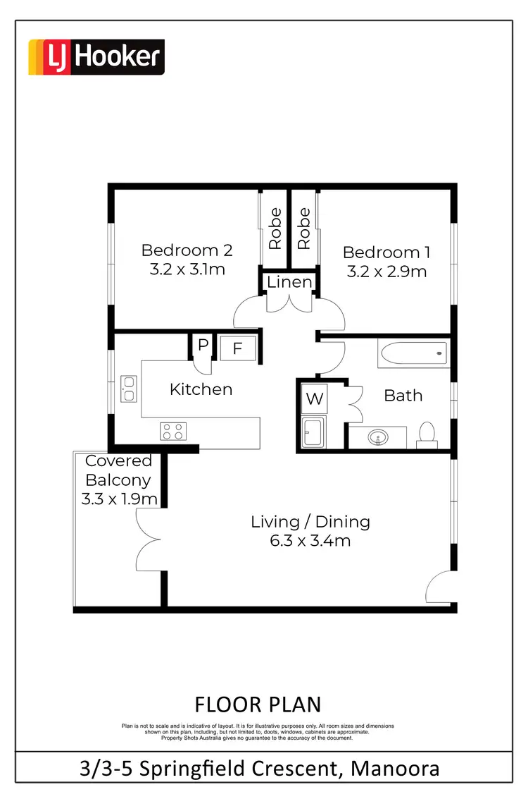 Floorplan of Homely unit listing, 3/3-5 Springfield Crescent, Manoora QLD 4870