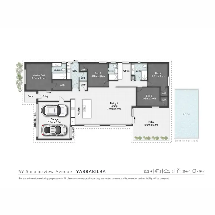 Floorplan of Homely house listing, 69 Summerview Avenue, Yarrabilba QLD 4207