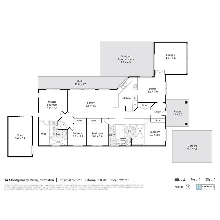 Floorplan of Homely house listing, 14 Montgomery Drive, Wellington Point QLD 4160